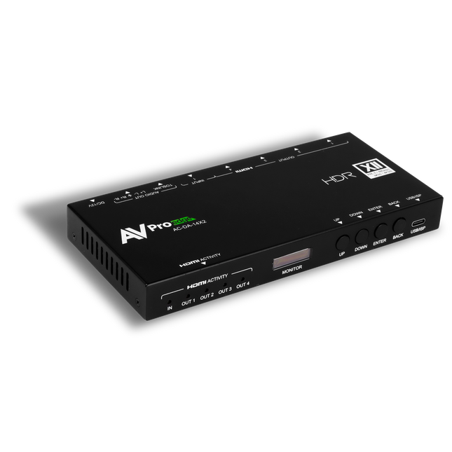 48Gbps 1x4 HDMI Distribution Amplifier