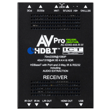 40M 18Gbps Weatherproof HDBaseT Extender