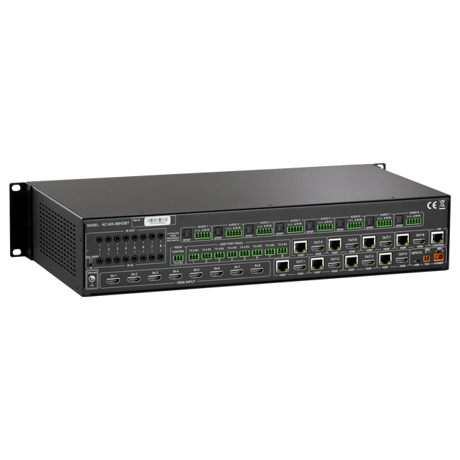 18Gbps 8x8 HDMI/HDBaseT Matrix Switch
