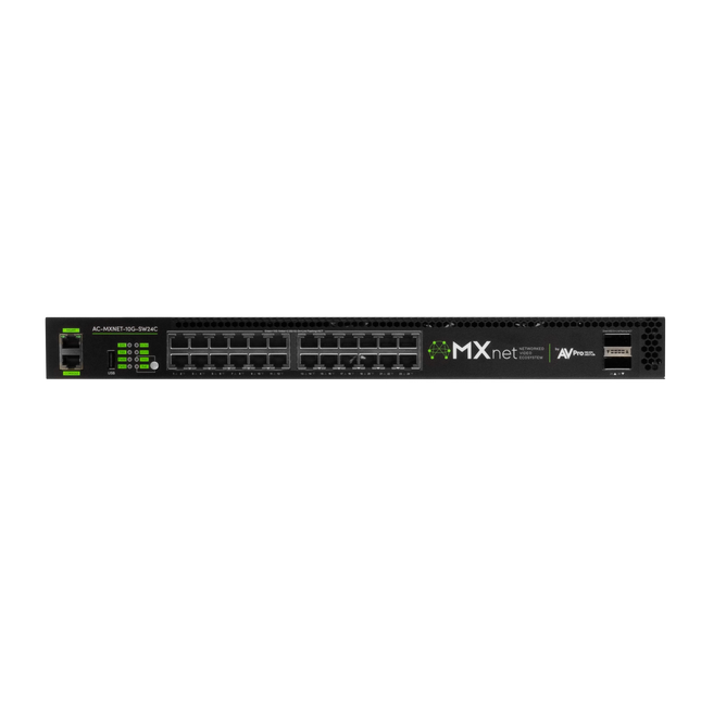 MXnet 10G 24 Port Copper PoE Network Switch