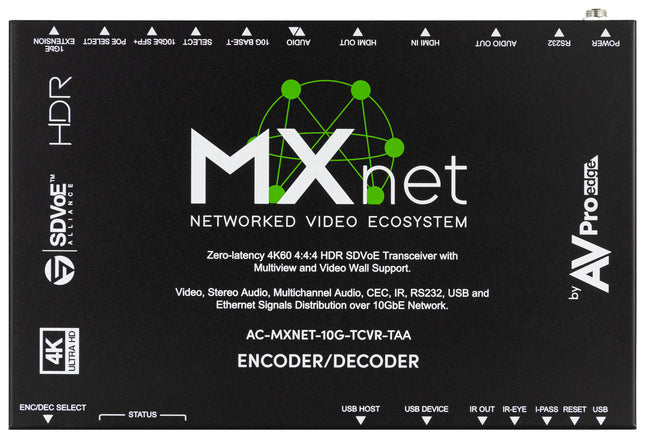 TAA - MXnet 10G SDVoE Transceiver