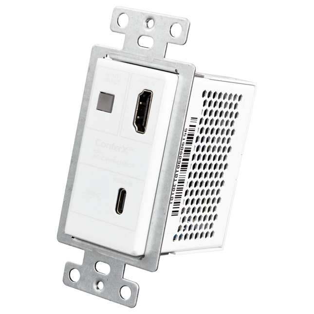USB-C/HDMI Wall Plate Transmitter via HDBaseT