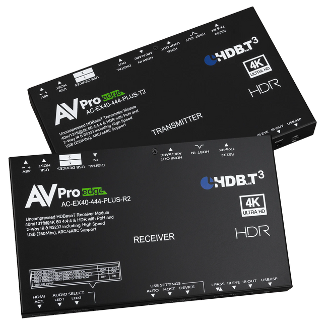 40M 18Gbps HDBaseT Extender with USB Extension