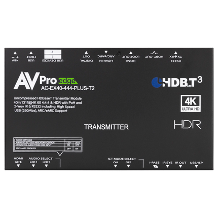 40M 18Gbps HDBaseT Extender with USB Extension