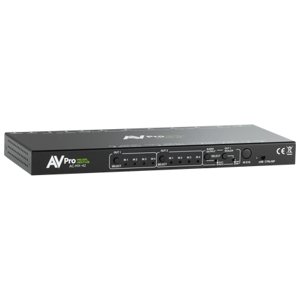 18Gbps 4x2 Auto Switching HDMI Matrix Switcher
