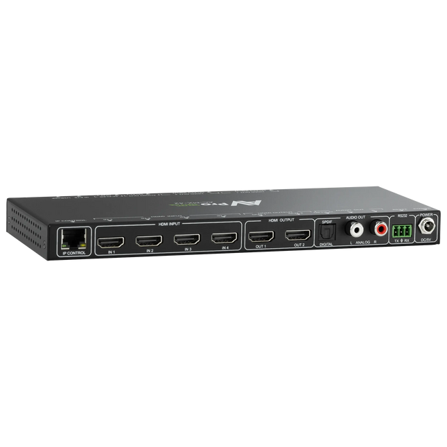 18Gbps 4x2 Auto Switching HDMI Matrix Switcher