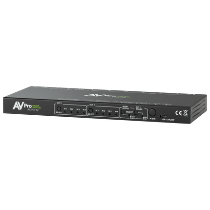 18Gbps 4x2 Auto Switching HDMI Matrix Switcher
