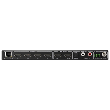 18Gbps 4x2 Auto Switching HDMI Matrix Switcher