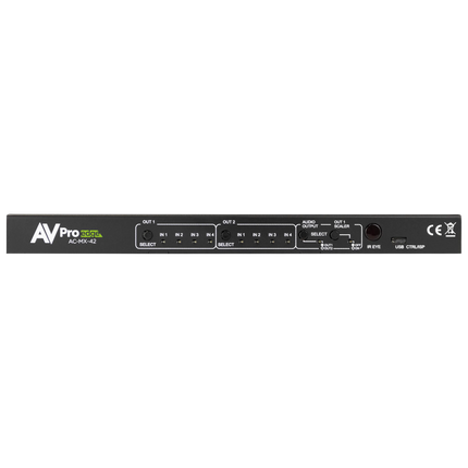 18Gbps 4x2 Auto Switching HDMI Matrix Switcher