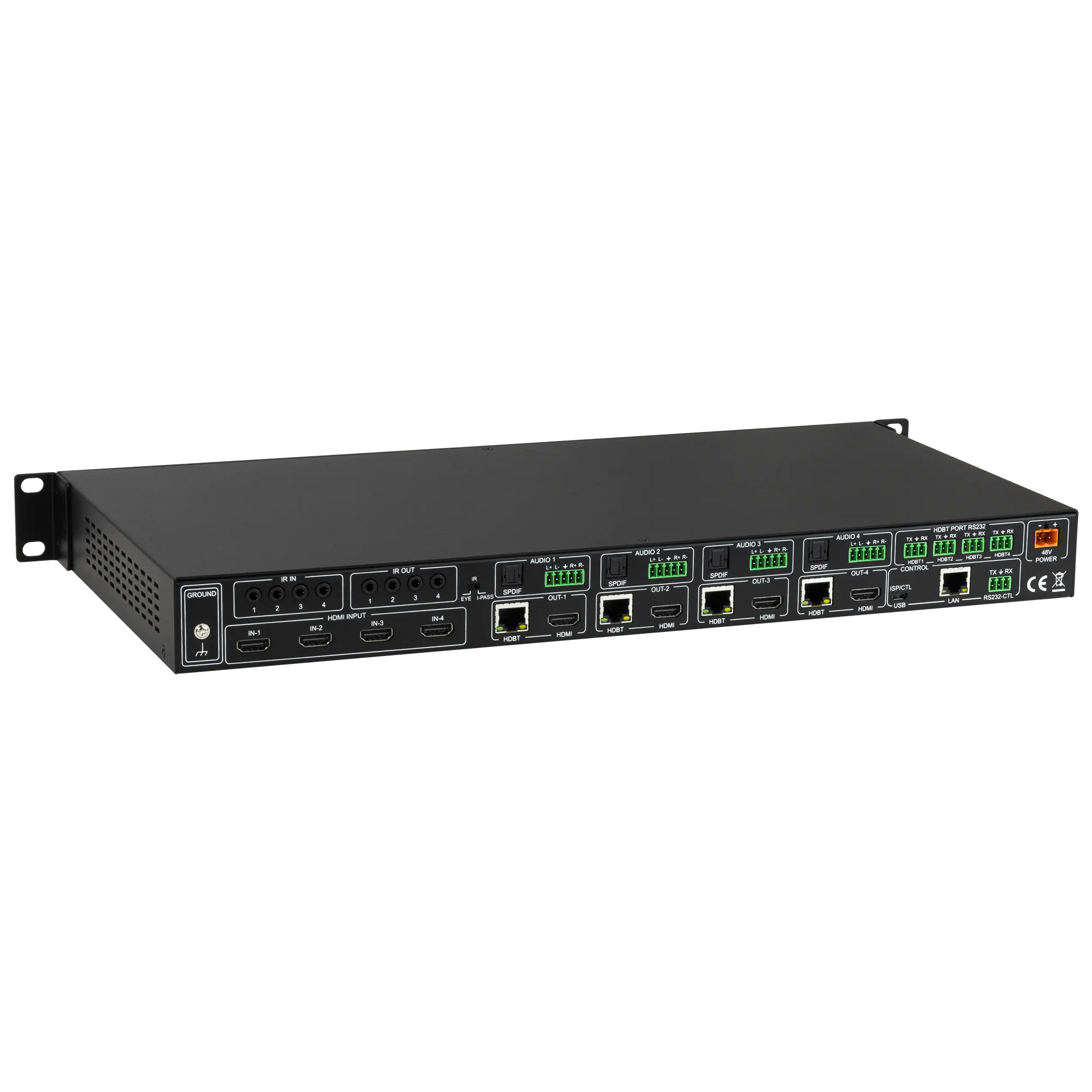 18Gbps 4x4 HDMI/HDBaseT Matrix Switch