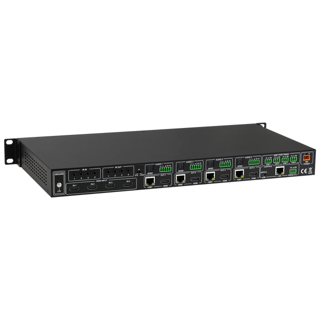 18Gbps 4x4 HDMI/HDBaseT Matrix Switch