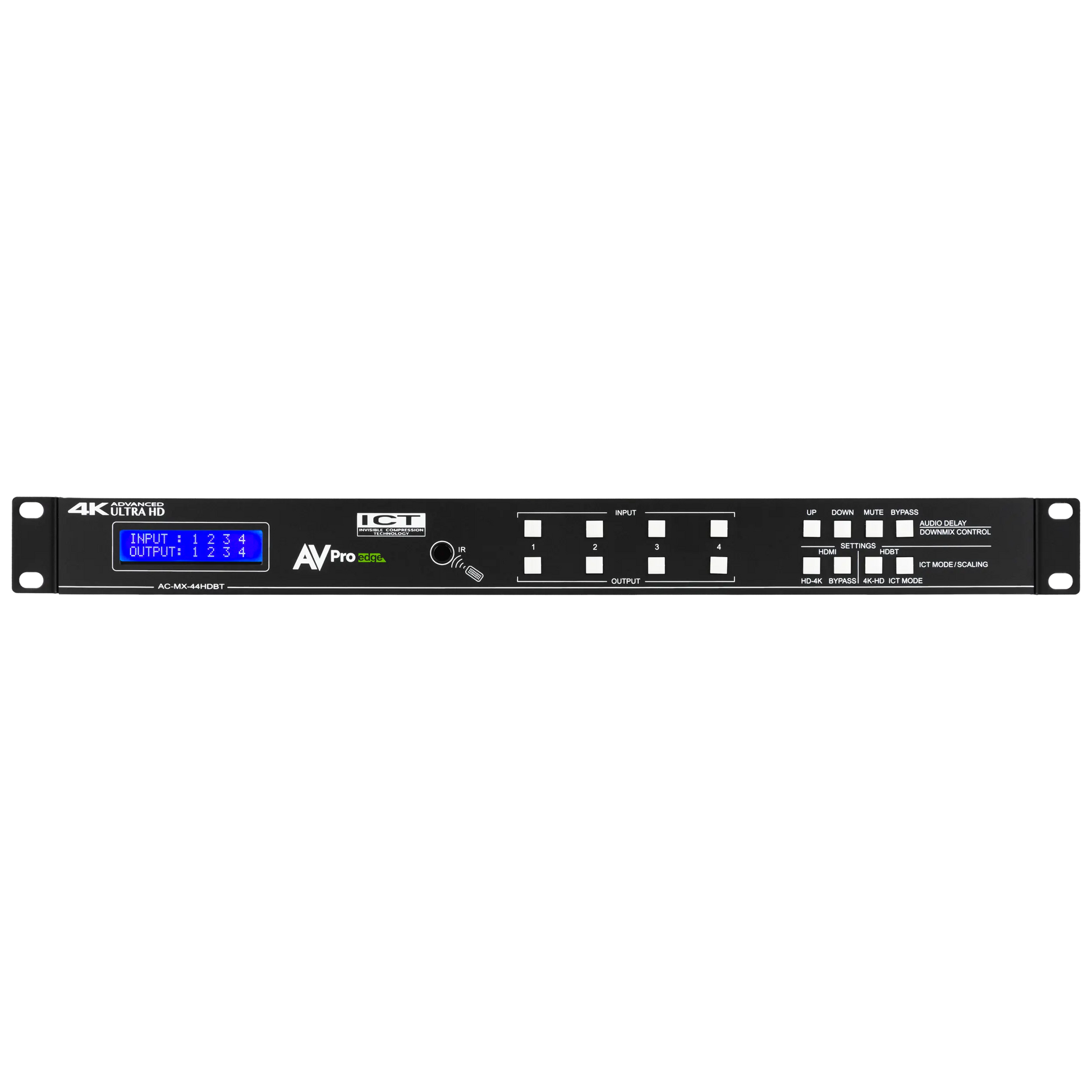 18Gbps 4x4 HDMI/HDBaseT Matrix Switch