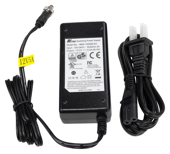 12V 5AMP Locking Power Supply