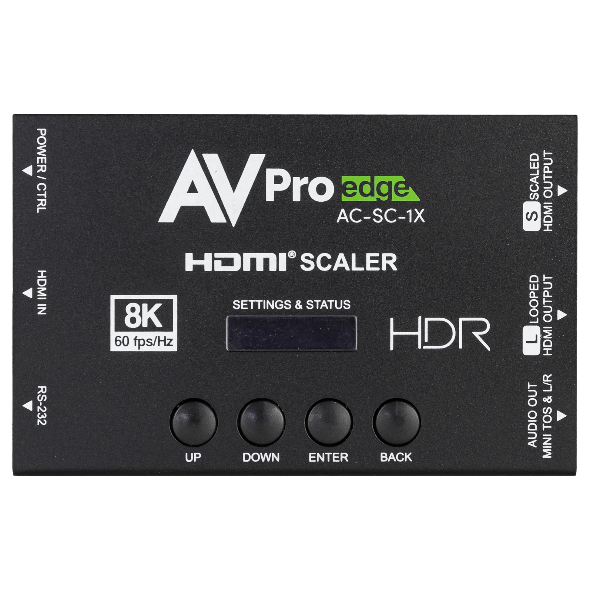 8K HDMI Downscaler, EDID Manager & Audio De-Embedder