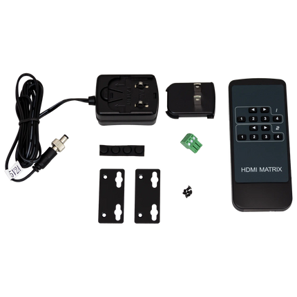 18Gbps 4x2 Auto Switching HDMI Matrix Switcher